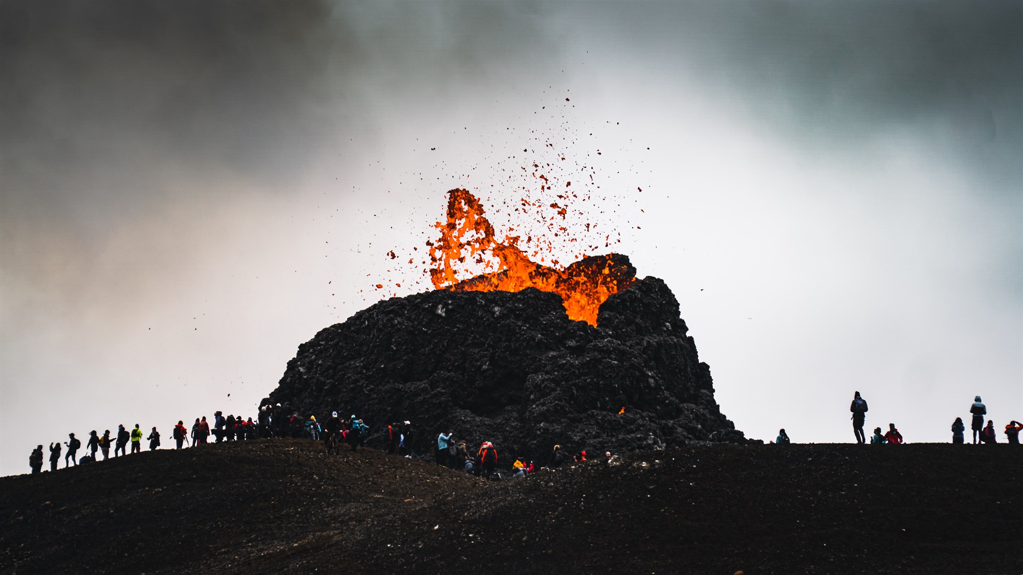 Geldingardalur Volcano Explosion