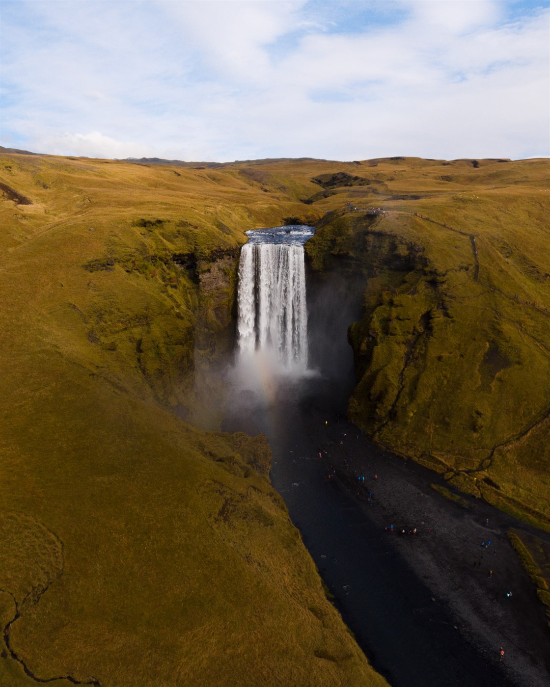 Skogafoss fall