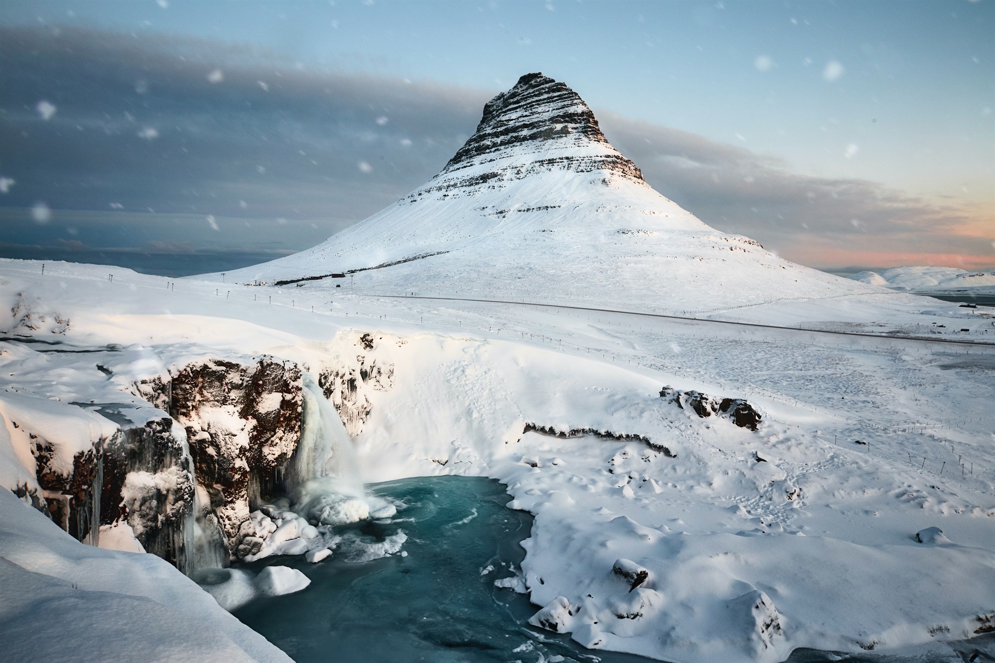 Snowy Kirkjufell